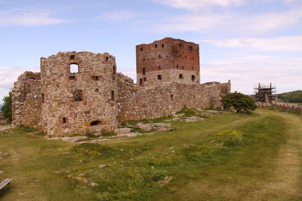 Zřícenina hradu Hammershus