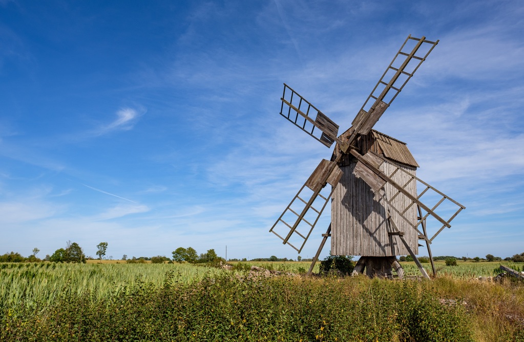 Větrný mlýn na Olandu
