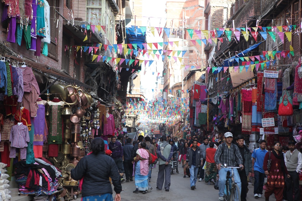 Nakupování v Kathmandu