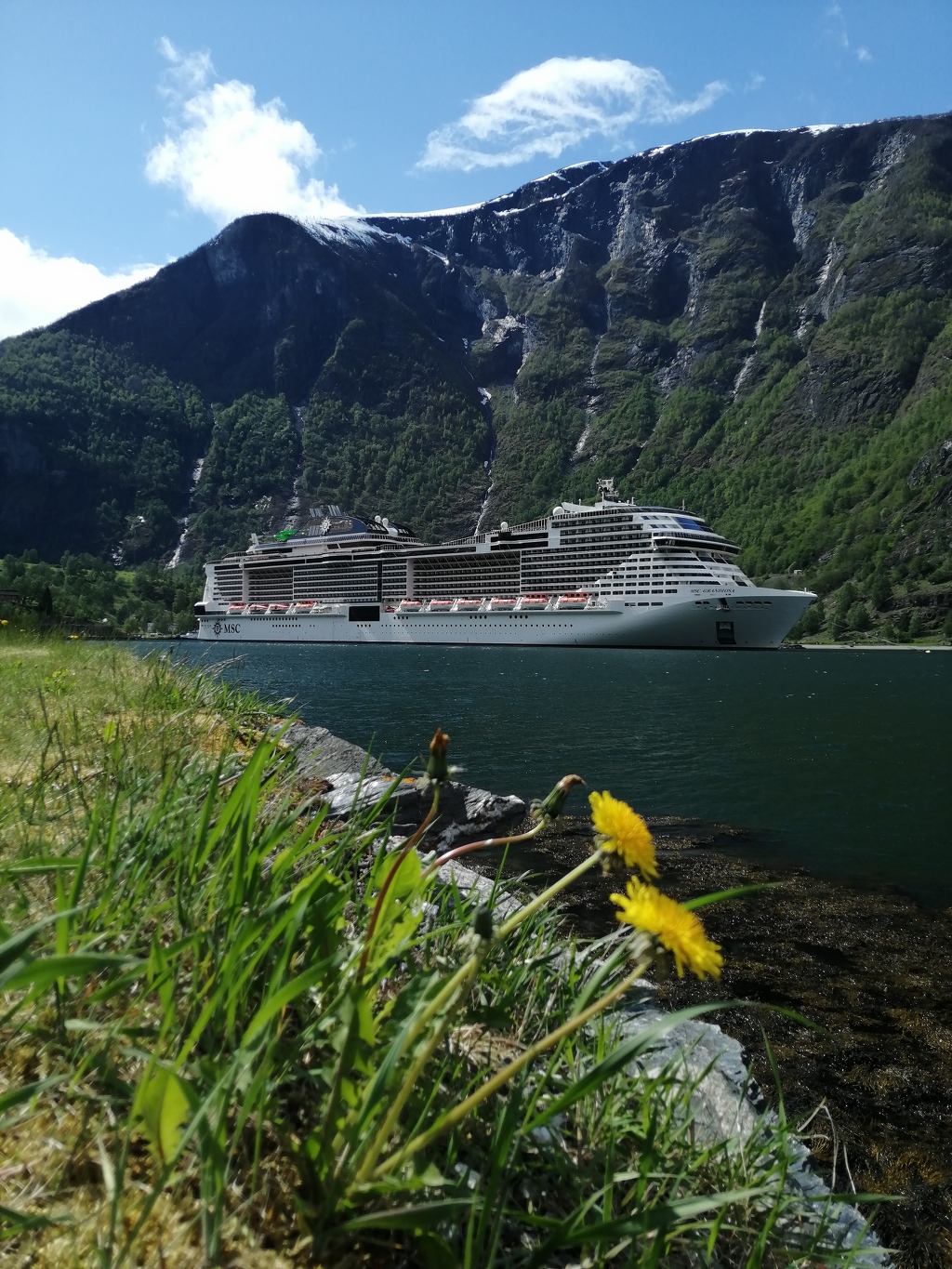 Výletní lodě ve fjordech