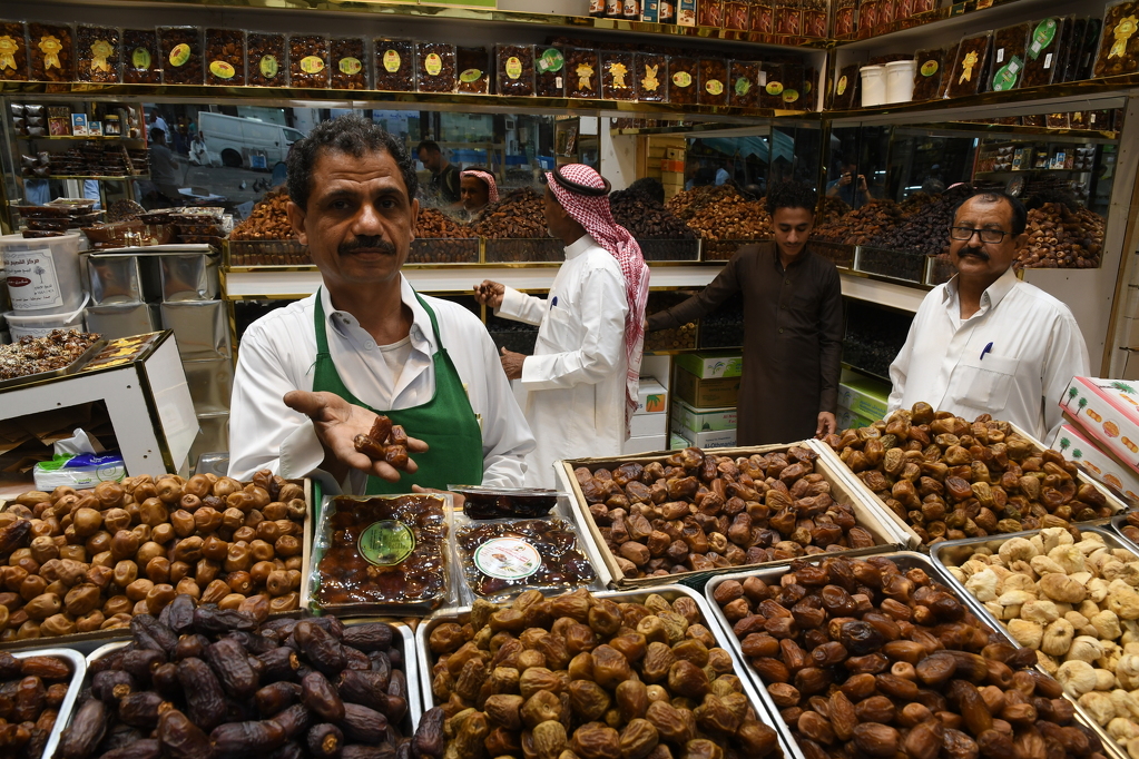 Datlový trh ve městě Džidda