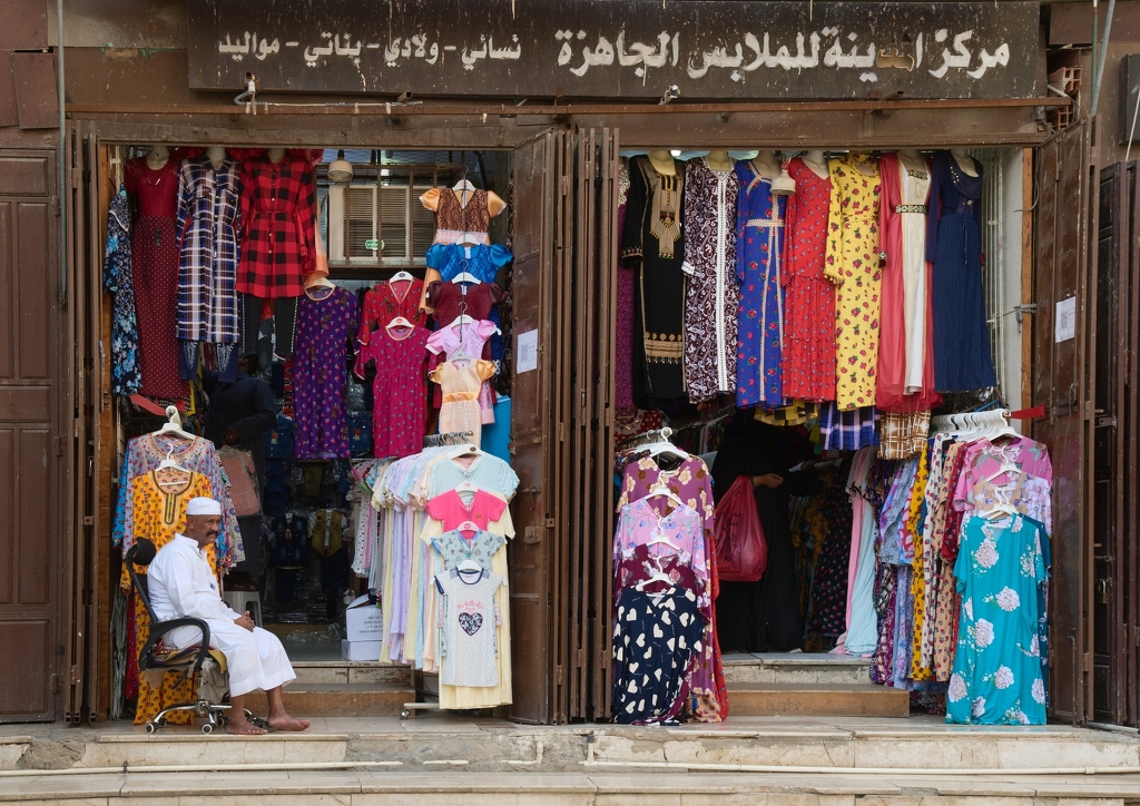 Trh Alawi ve městě Džidda