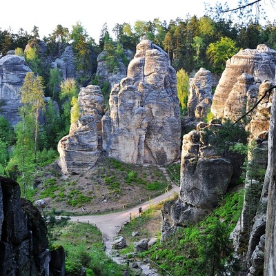 Do lesa Řáholce s Janou Hukovou (a jógou)